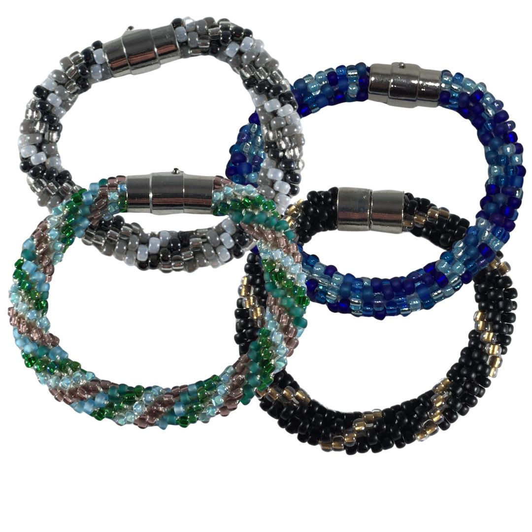 Beaded Crochet Rope Bracelet