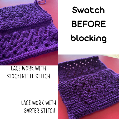 Lace Knit Pouch