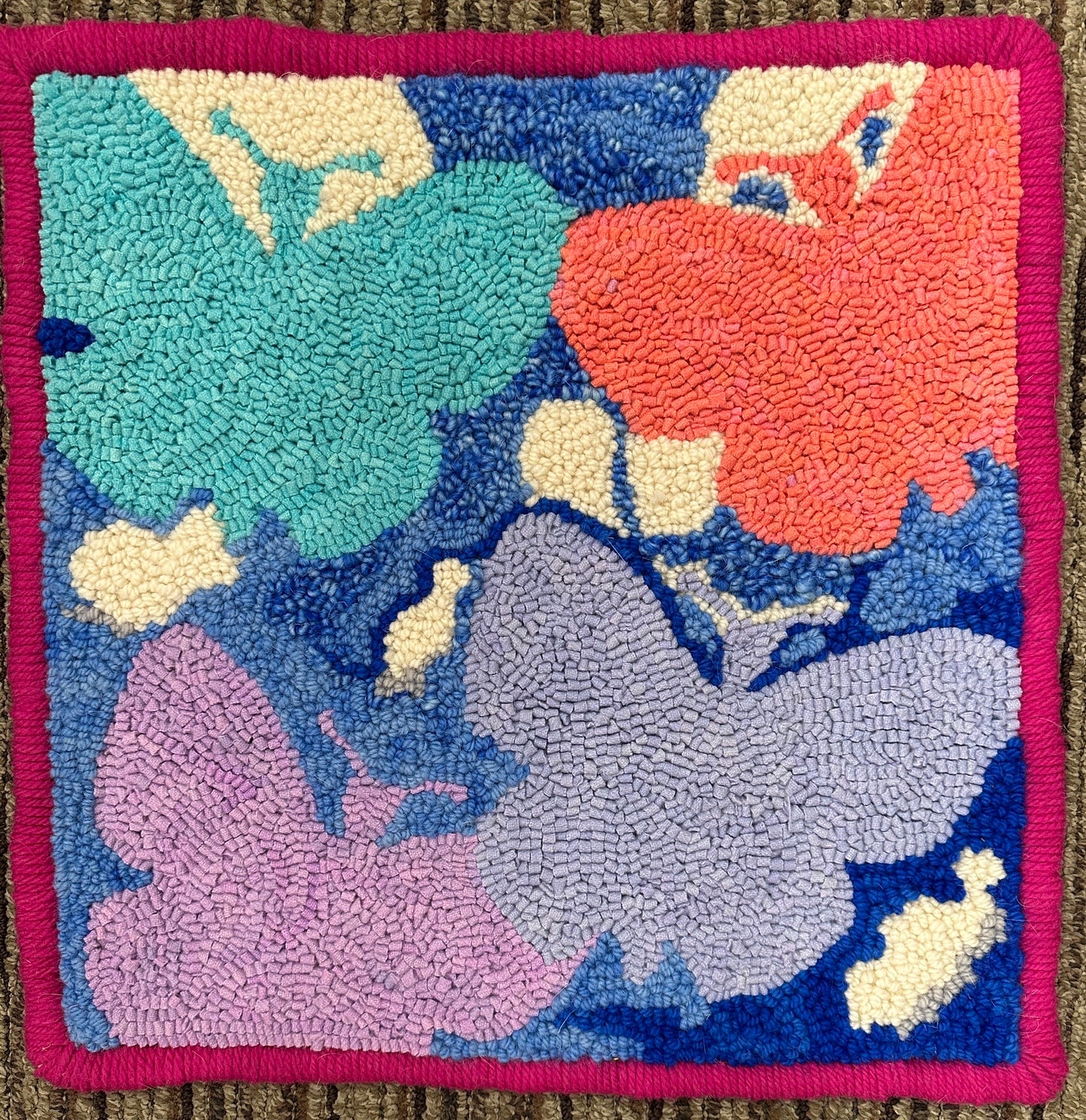 Beginning Rug Hooking with Yarn and Fabric