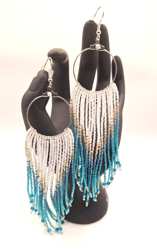 Ombre Beaded Earrings