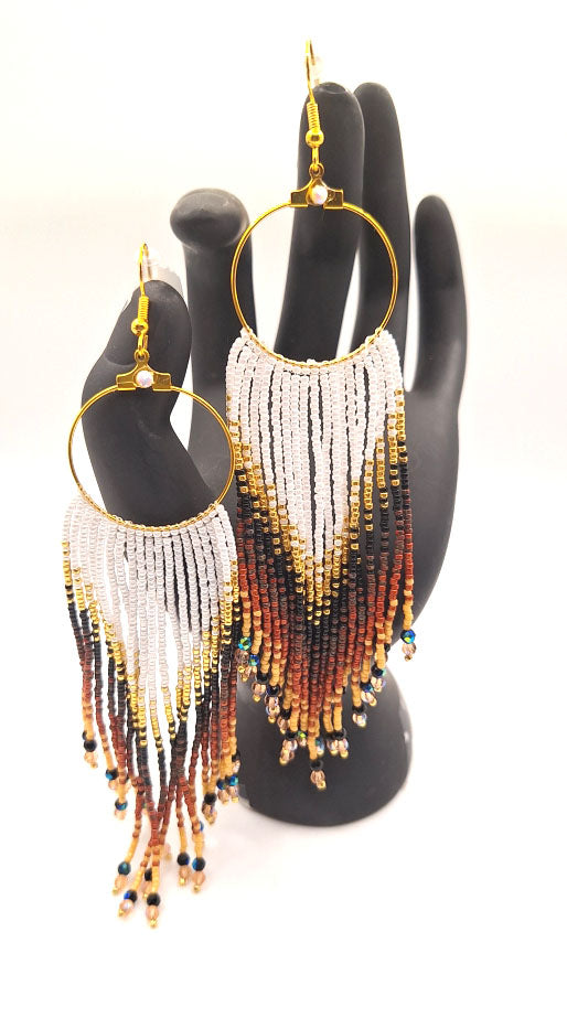 Ombre Beaded Earrings